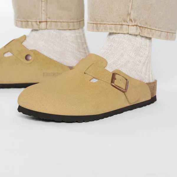 Boston Suede Leather Latte Cream - Image 5