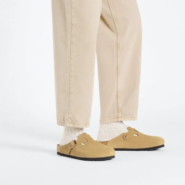 Boston Suede Leather Latte Cream - Image 3