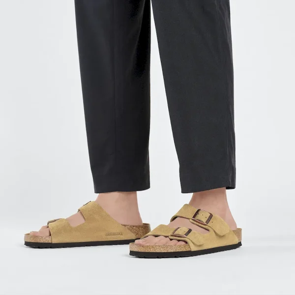 Arizona Suede Leather Latte Cream - Image 3