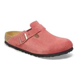 Boston Suede Embossed Corduroy Sienna Red