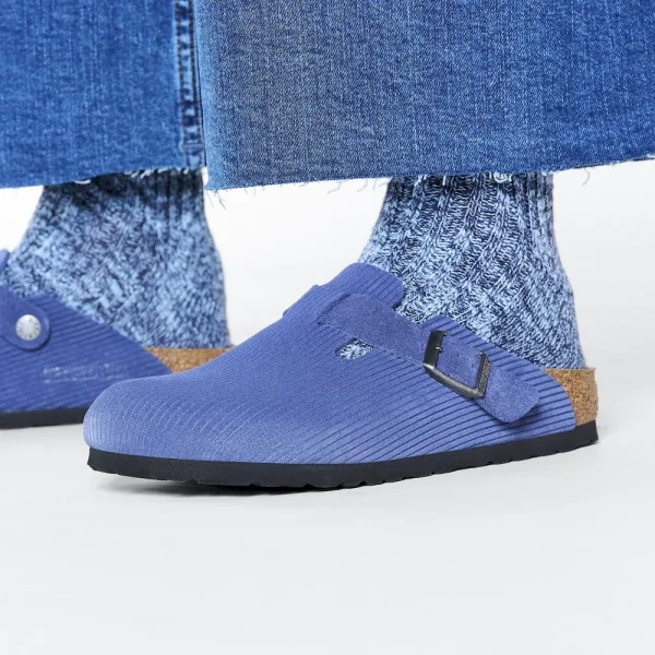Boston Suede Embossed Corduroy Indigo - Image 4