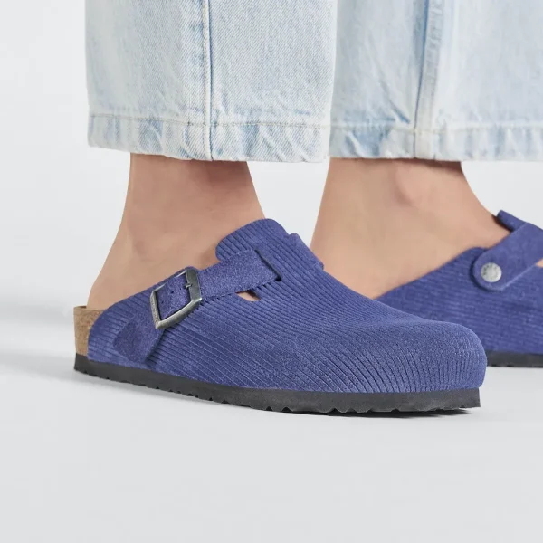 Boston Suede Embossed Corduroy Indigo - Image 5