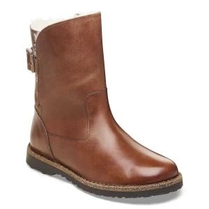 Uppsala Shearling Leather Cognac