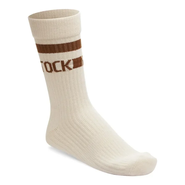 Cotton Tennis Socks Cotton-Polyamide-Elastane Eggshell