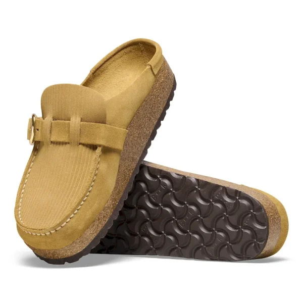 Buckley Suede Embossed Corduroy Cork Brown - Image 4