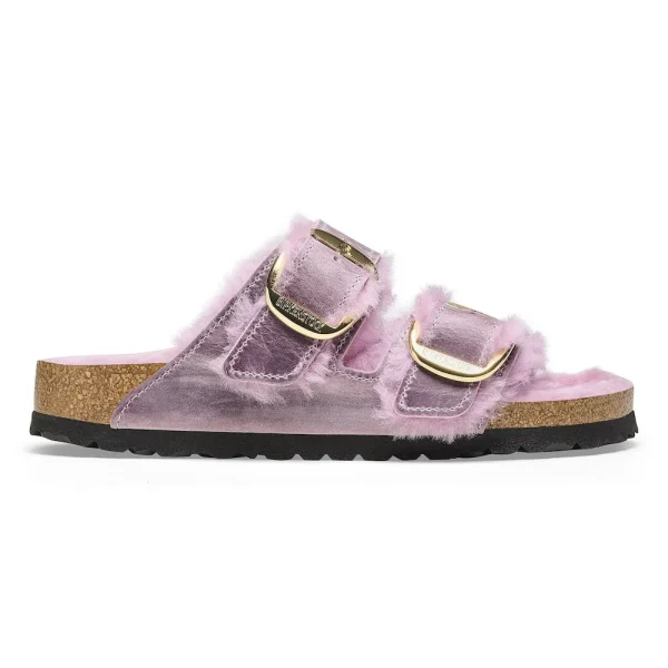 Arizona Big Buckle Shearling Oiled Leather Lavender - Image 11