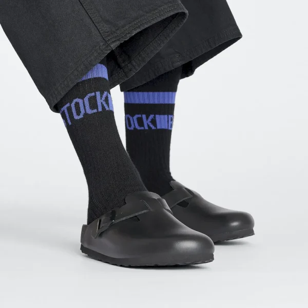 Cotton Tennis Socks Cotton-Polyamide-Elastane Black - Image 2