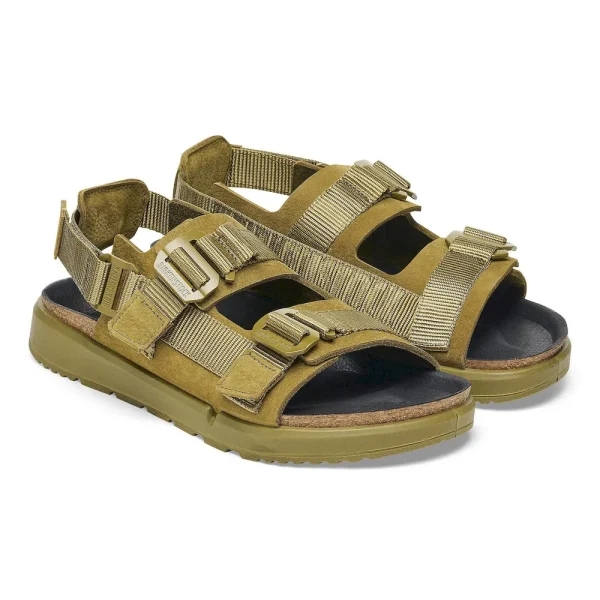 Shinjuku Leather-Textile Pine Green - Image 6