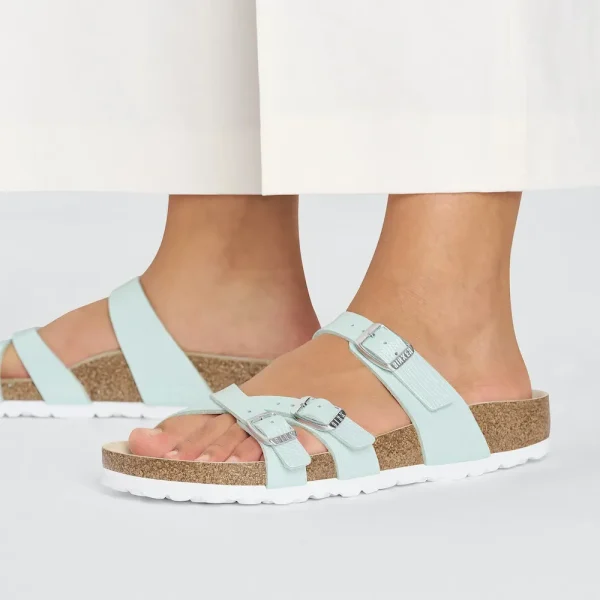Franca Birko-Flor Embossed Shiny Surf Green - Image 3