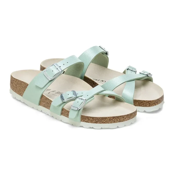 Franca Birko-Flor Embossed Shiny Surf Green - Image 6
