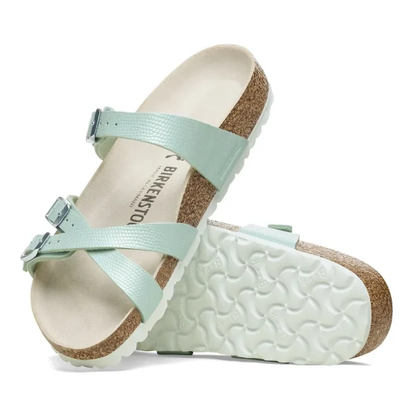 Franca Birko-Flor Embossed Shiny Surf Green - Image 4