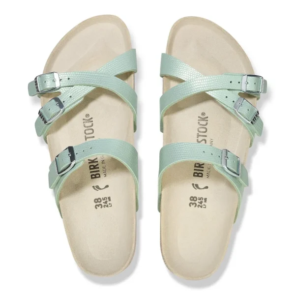 Franca Birko-Flor Embossed Shiny Surf Green - Image 5
