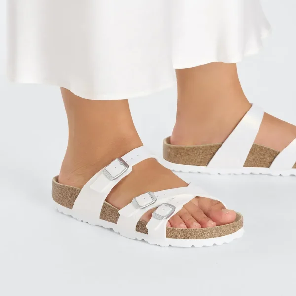 Franca Birko-Flor Embossed Shiny White - Image 3