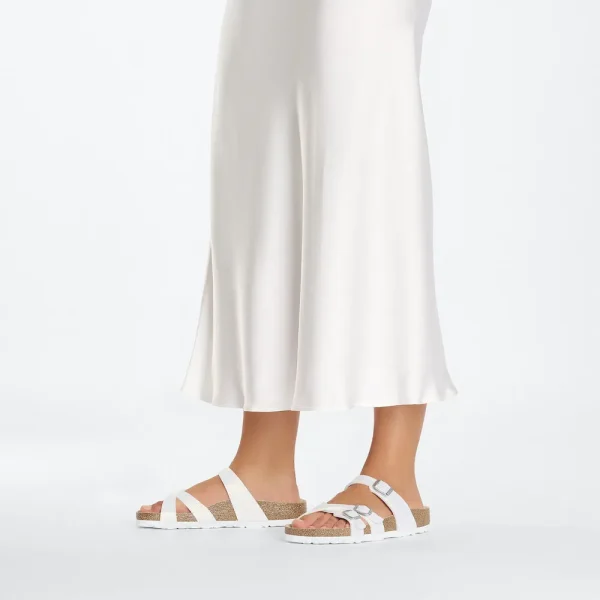 Franca Birko-Flor Embossed Shiny White - Image 2