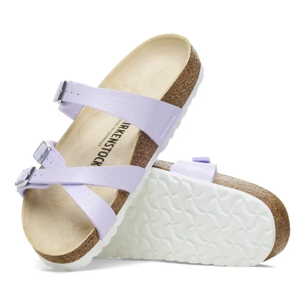 Franca Birko-Flor Embossed Shiny Purple Fog - Image 4