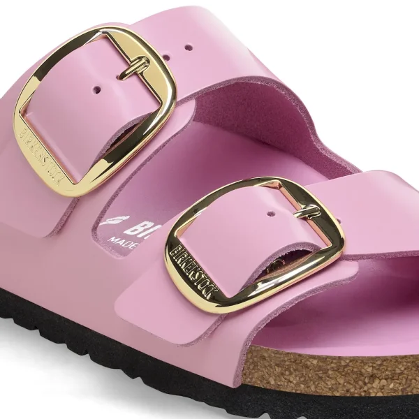 Arizona Big Buckle Natural Leather Patent High Shine Fondant Pink - Image 8