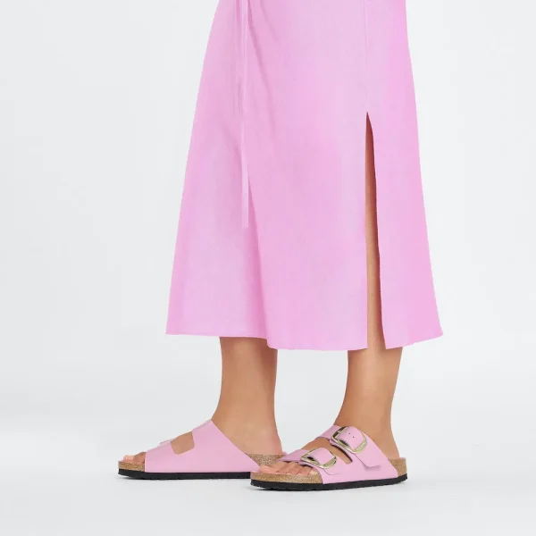 Arizona Big Buckle Natural Leather Patent High Shine Fondant Pink - Image 2