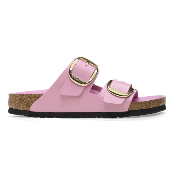Arizona Big Buckle Natural Leather Patent High Shine Fondant Pink - Image 7