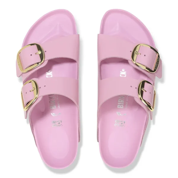 Arizona Big Buckle Natural Leather Patent High Shine Fondant Pink - Image 5