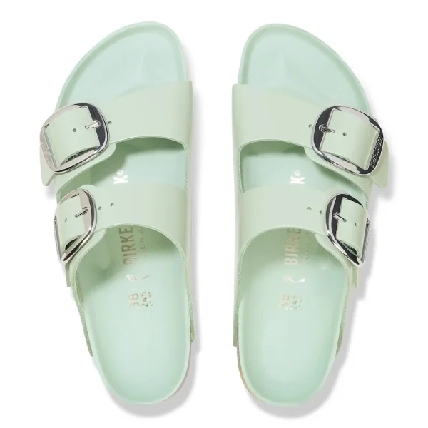 Arizona Big Buckle Natural Leather Patent High Shine Surf Green - Image 5