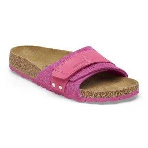 Oita Suede Leather Fuchsia Tulip