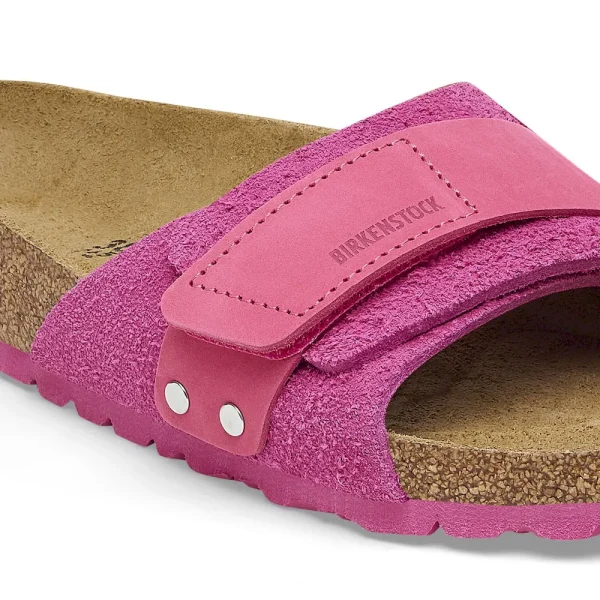 Oita Suede Leather Fuchsia Tulip - Image 8