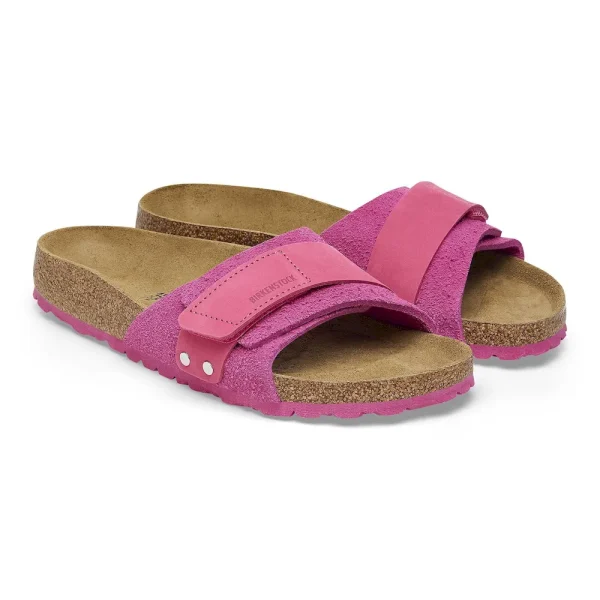 Oita Suede Leather Fuchsia Tulip - Image 6