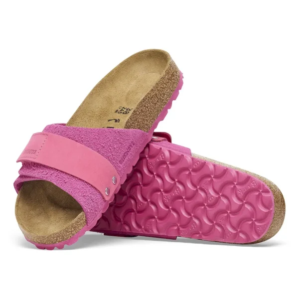 Oita Suede Leather Fuchsia Tulip - Image 4