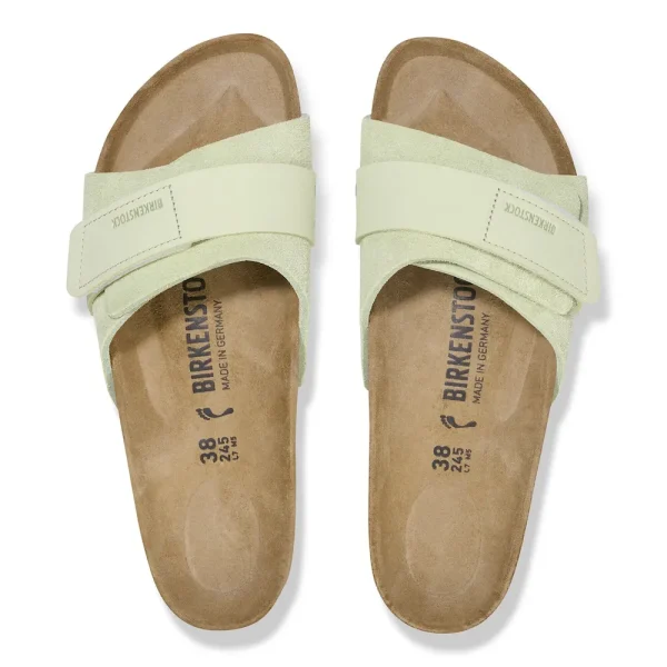 Oita Suede Leather Faded Lime - Image 5