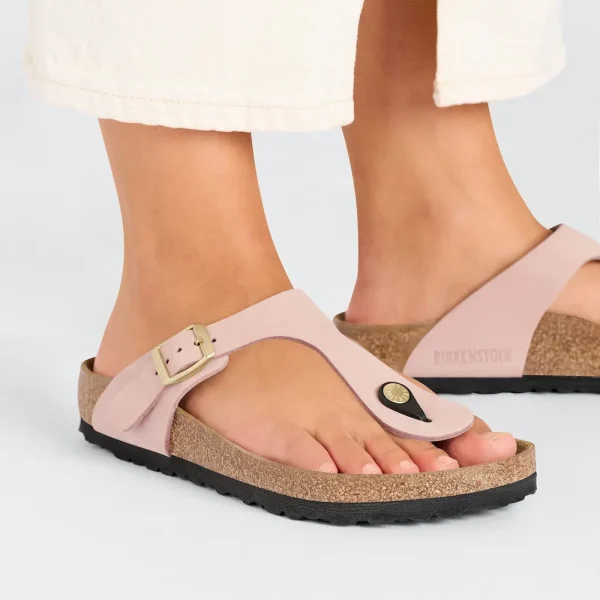 Gizeh Nubuck Leather Soft Pink - Image 3
