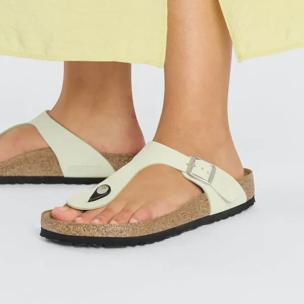 Gizeh Nubuck Leather Faded Lime - Image 3