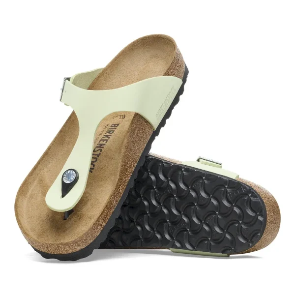 Gizeh Nubuck Leather Faded Lime - Image 4