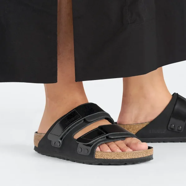 Uji Nubuck Leather High Shine Black - Image 3