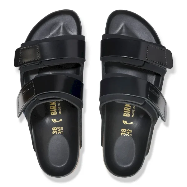 Uji Nubuck Leather High Shine Black - Image 5