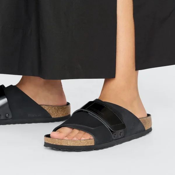Kyoto Nubuck Leather Black - Image 3