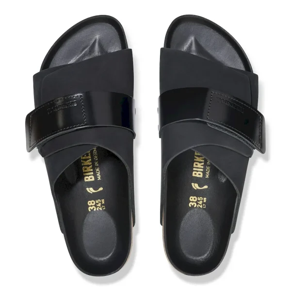 Kyoto Nubuck Leather Black - Image 5