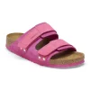Uji Nubuck-Suede Leather Fuchsia Tulip