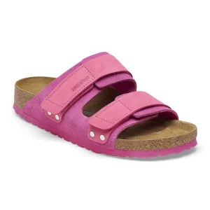 Uji Nubuck-Suede Leather Fuchsia Tulip
