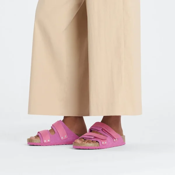 Uji Nubuck-Suede Leather Fuchsia Tulip - Image 2