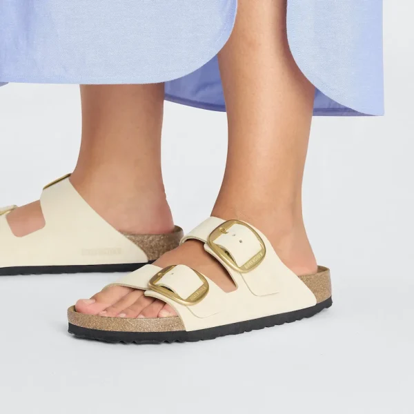 Arizona Big Buckle Nubuck Leather Ecru - Image 3