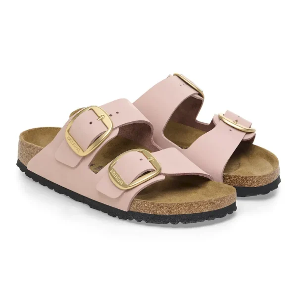 Arizona Big Buckle Nubuck Leather Soft Pink - Image 6