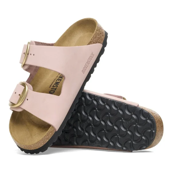 Arizona Big Buckle Nubuck Leather Soft Pink - Image 4