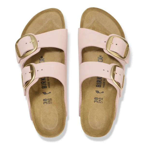 Arizona Big Buckle Nubuck Leather Soft Pink - Image 5