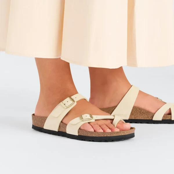 Mayari Nubuck Leather Ecru - Image 3