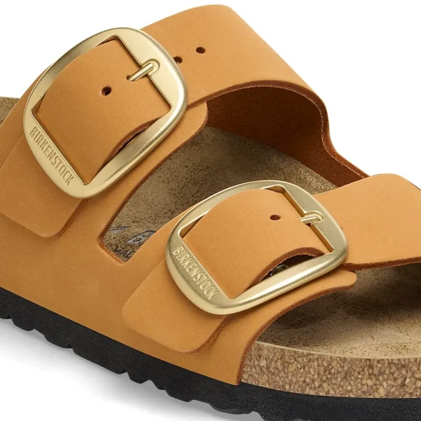 Arizona Big Buckle Nubuck Leather Burnt Orange - Image 8