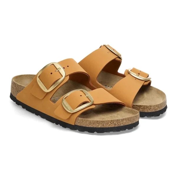 Arizona Big Buckle Nubuck Leather Burnt Orange - Image 6
