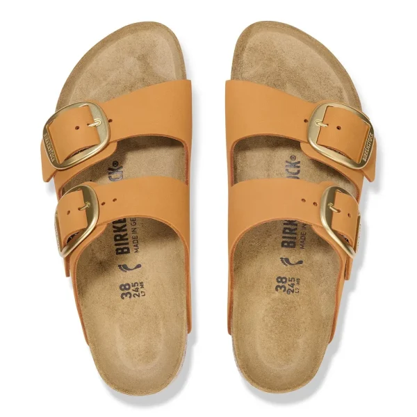 Arizona Big Buckle Nubuck Leather Burnt Orange - Image 5