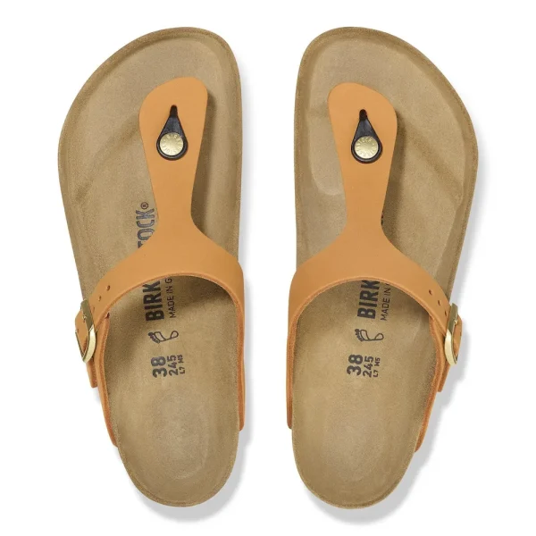 Gizeh Nubuck Leather Burnt Orange - Image 5