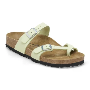 Mayari Nubuck Leather Faded Lime