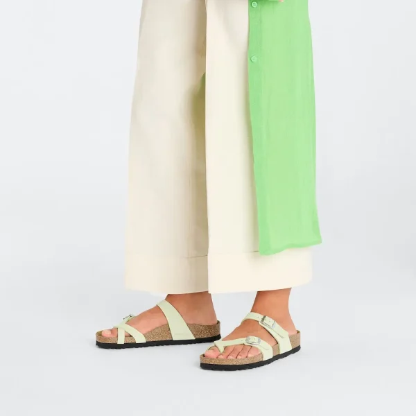 Mayari Nubuck Leather Faded Lime - Image 2